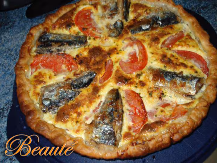 Quiche du soleil a la sardine