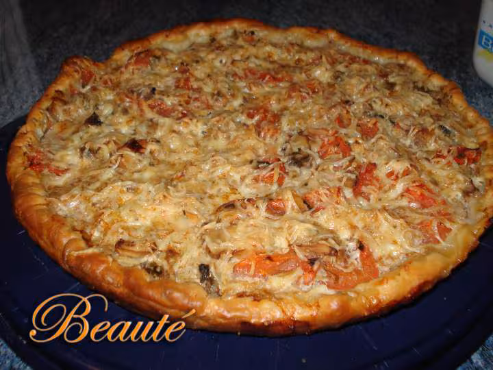Tarte au boeuf et aux champignons
