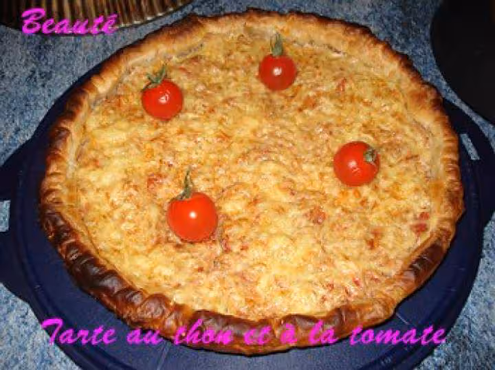 Tarte au thon et a la tomate