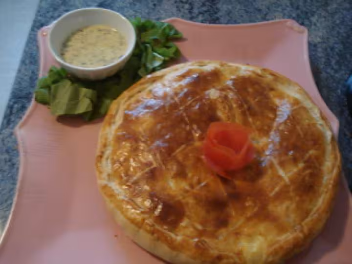 Tourte au saumon