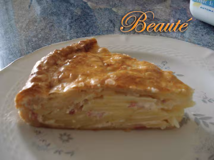 Tourte paysanne aux pommes de terre