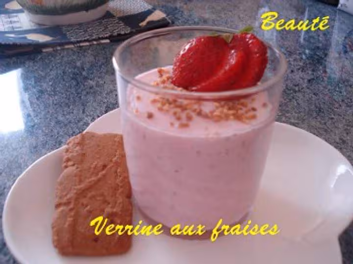 Verrine aux fraises