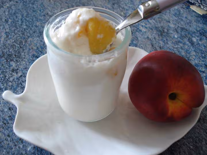 Yaourt aux nectarines