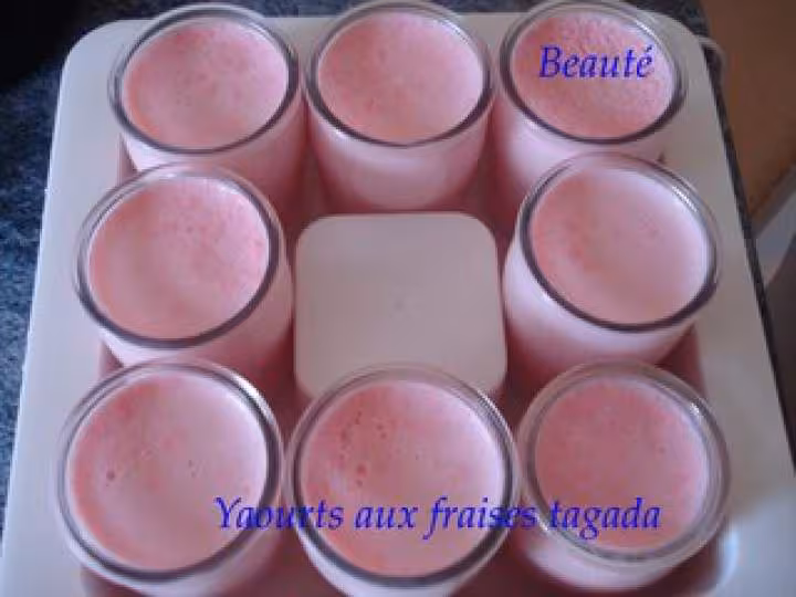 Yaourts aus fraises tagada