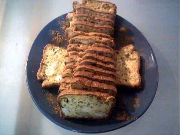 Cake au poulet et curry presentation