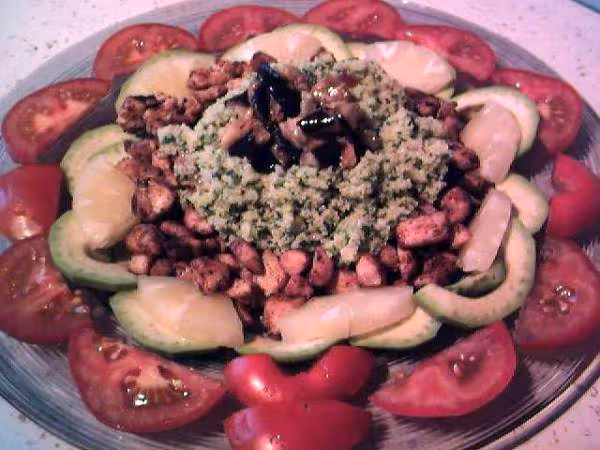 Salade repas au taboule a ma facon 2