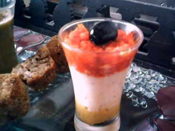 Verrine de 3 purees cremes