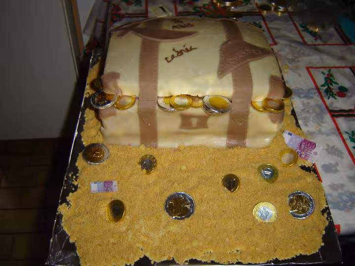 Le gateau coffre de pirate
