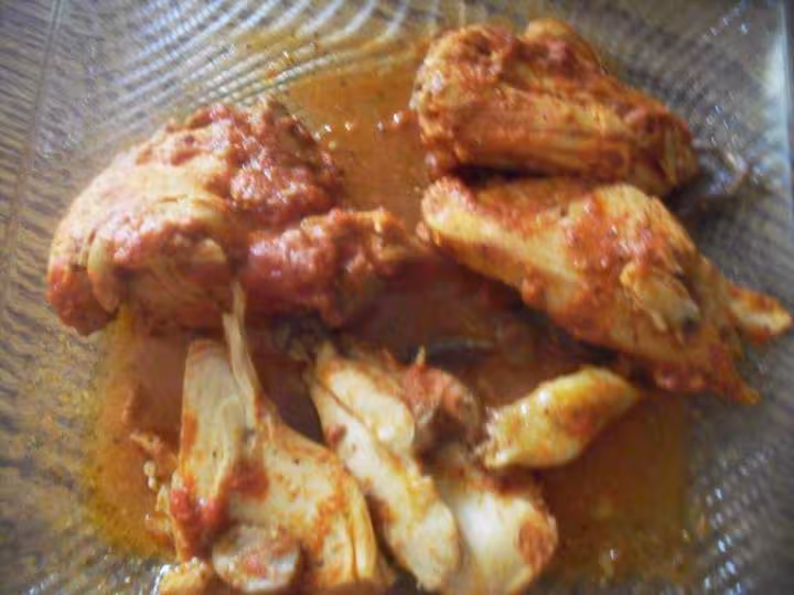 Poulet tomate champignons