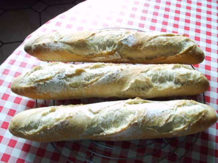 Baguettes au levain et poolish