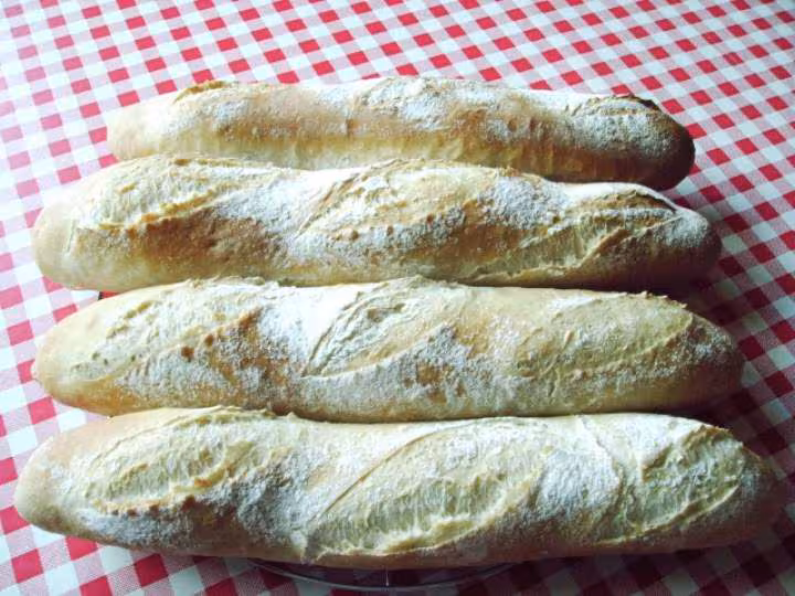 Baguettes avec farine complete