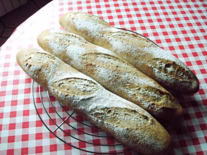 Baguettes avec farine de seigle