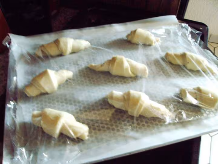 Croissants pendant la levee