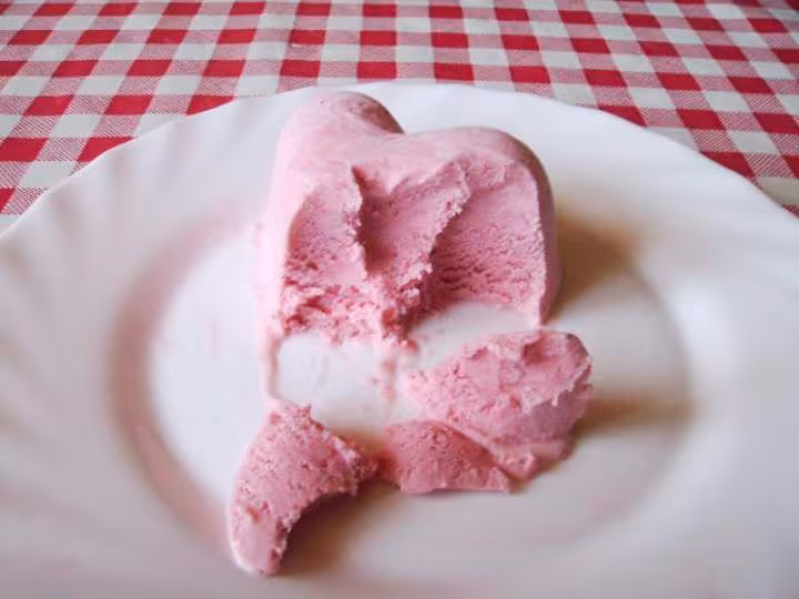 Glace a la fraise