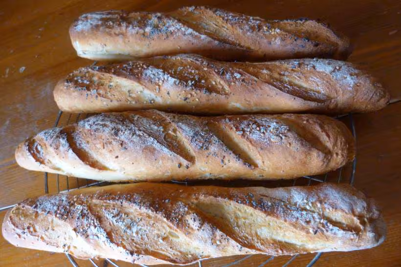 Baguettes aux cereales