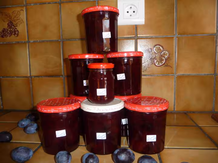 Confiture de prunes de chez nous