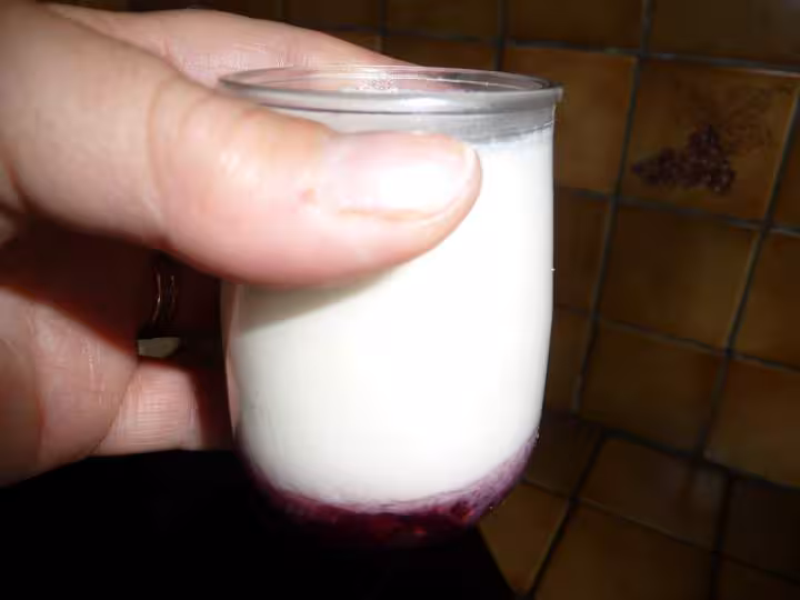 La confiture tombe au fond du pot