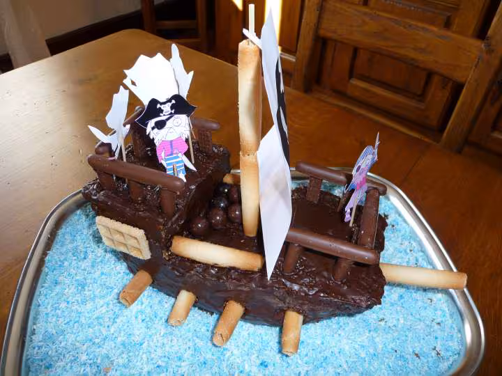 Le bateau vu de dessus