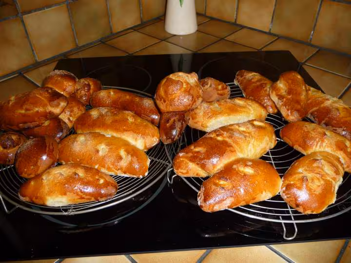 Mes premiers pains au lait sortent du four