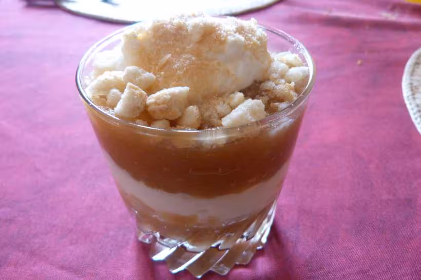 Petite verrine mascarpone compote