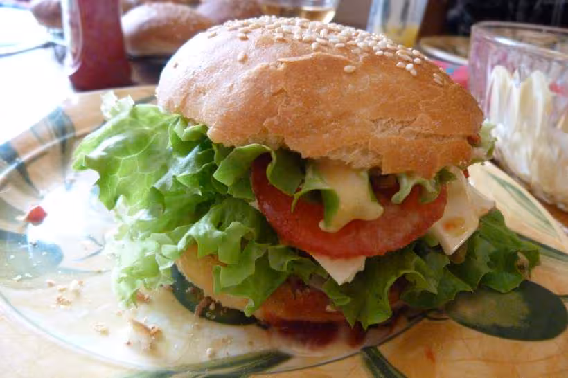 Premier hamburger mtout maison