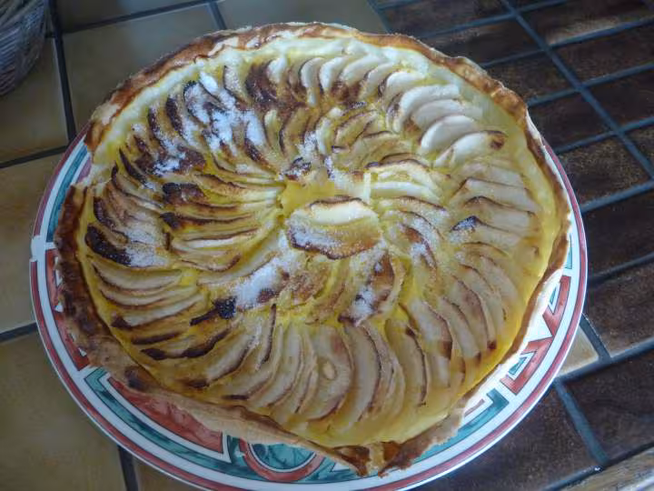 Une tite tarte aux pommes de chez nous