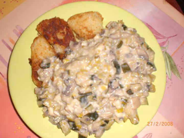 Ravioles sauce camemebert