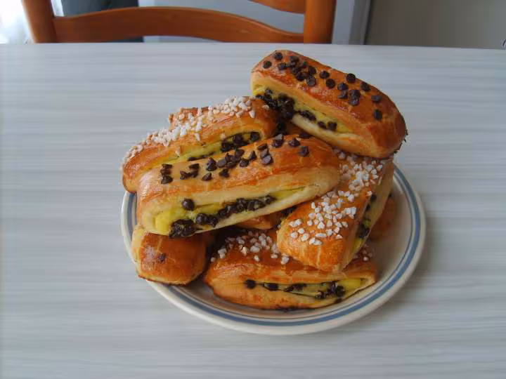 Suisses pate levee feuilletee
