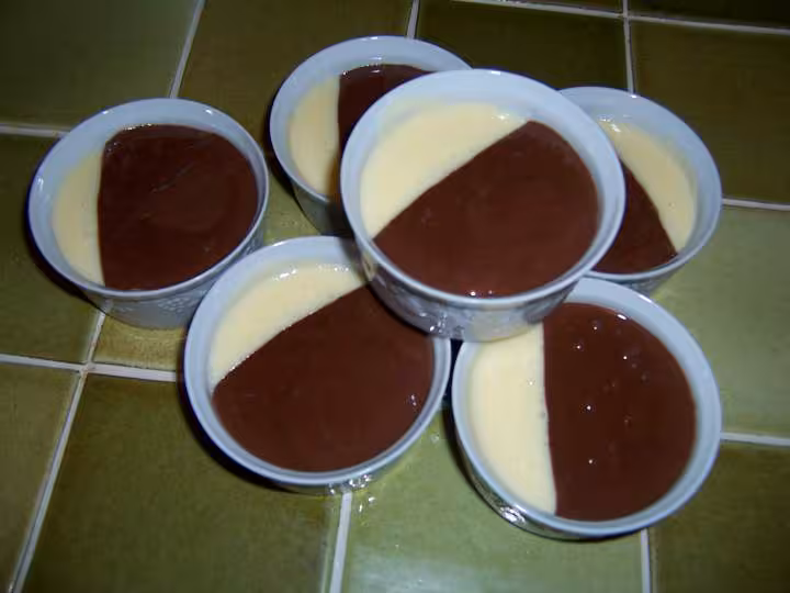 Cremes aux deux saveurs