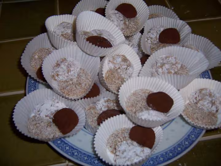 Truffes sans chocolat aux noisettes