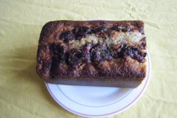Cake aux pommes cuit
