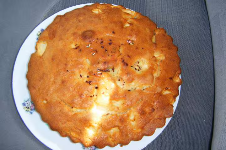 Cake aux pommes et cannelle