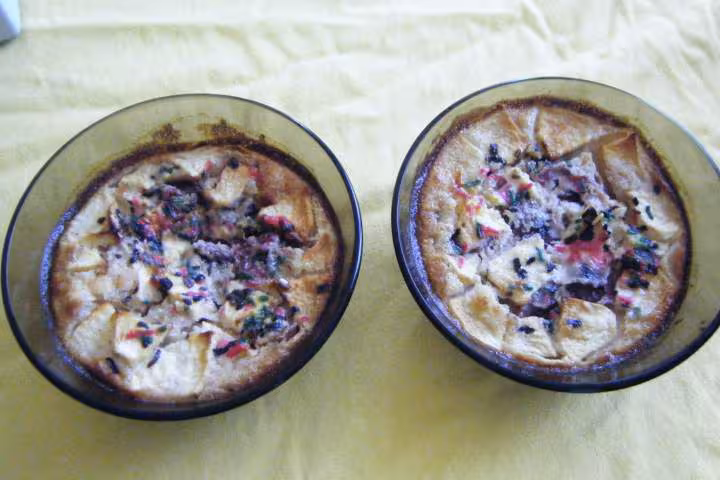 Clafoutis aux cerises et pommes