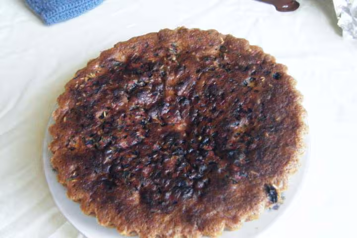Gateau pommes et raisins