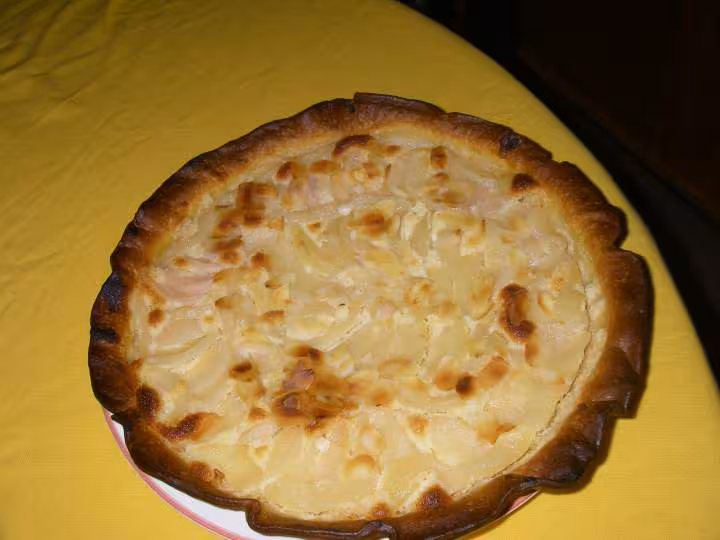 Tarte poires et pate aux amandes