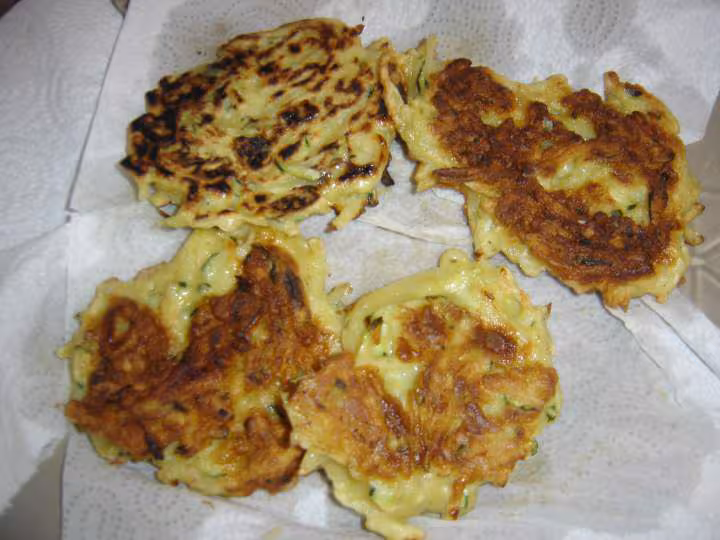 Galette de pommes de terres courgettes