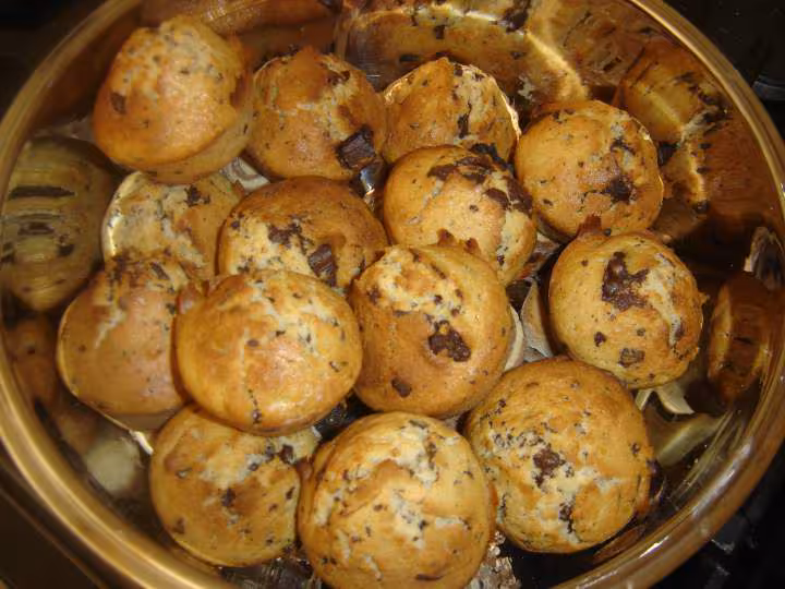 Muffins au pepites de chocolat