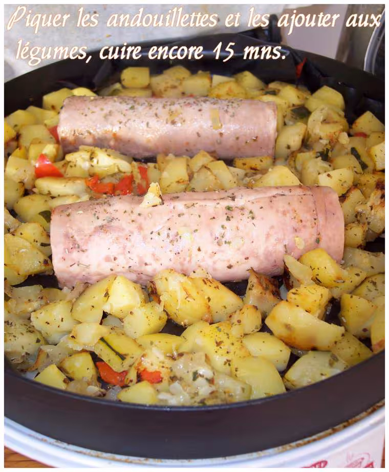 Andouillettes aux legumes