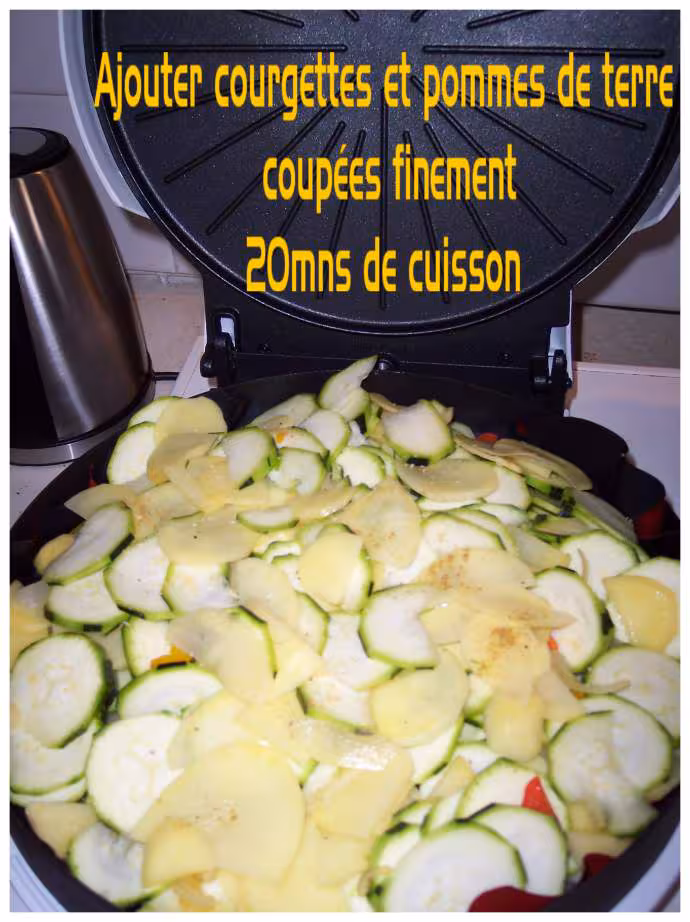Courgettes allumettes fumees