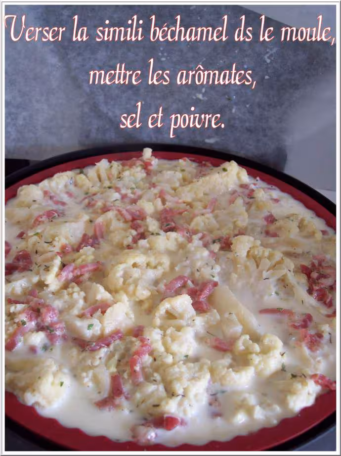 Gratin choux fleur