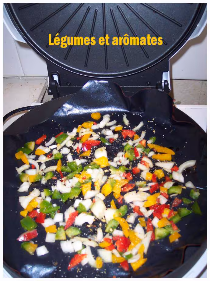 Omelette au poivron et boudin noir2