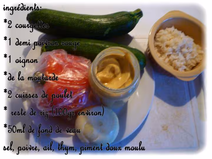 Poulet moutarde