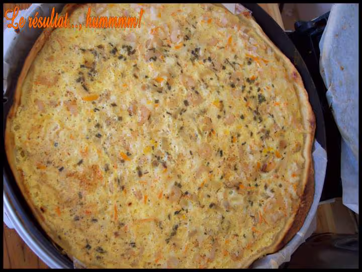 Tarte crabe crevette