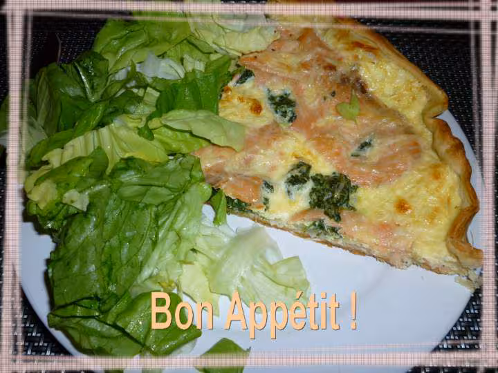 Tarte saumon epinards