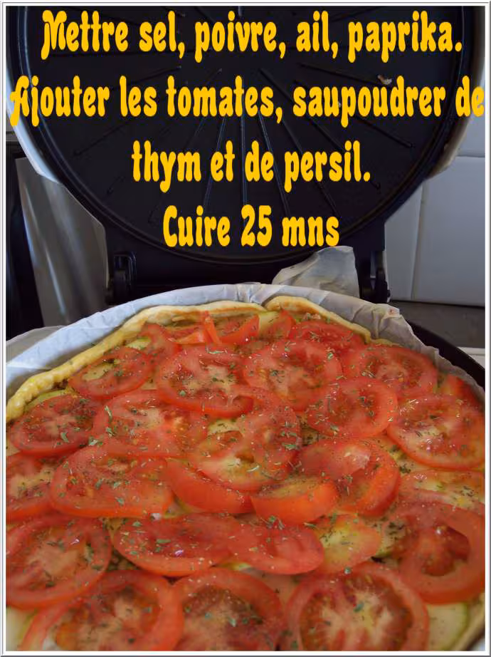 Tarte thon legumes