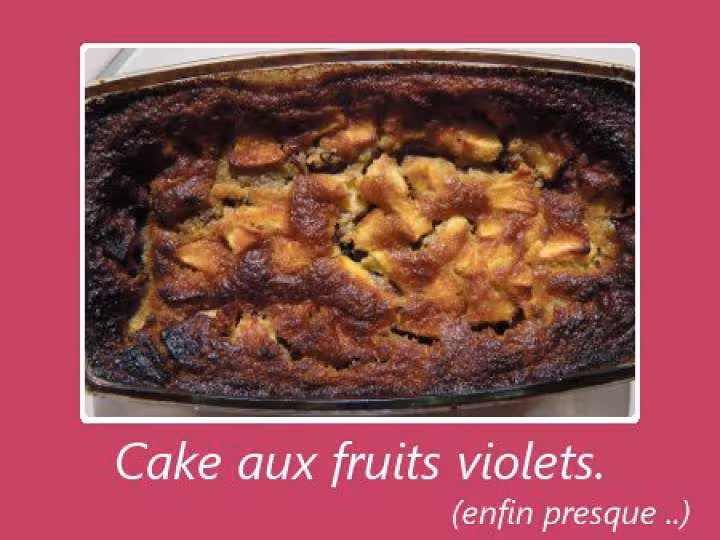 Cake canneberges et mures