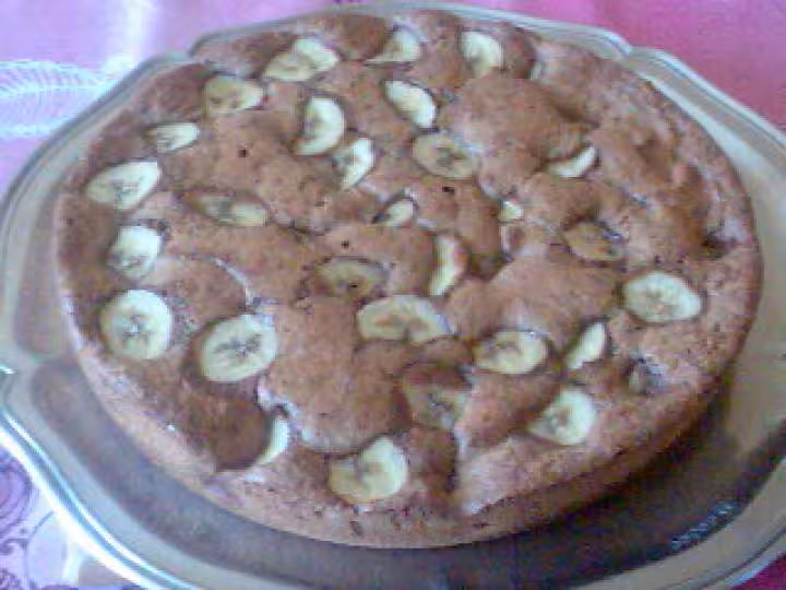 Gateau chocolat bananes