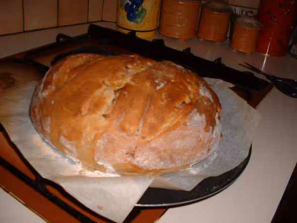 Et voila ma creation au four