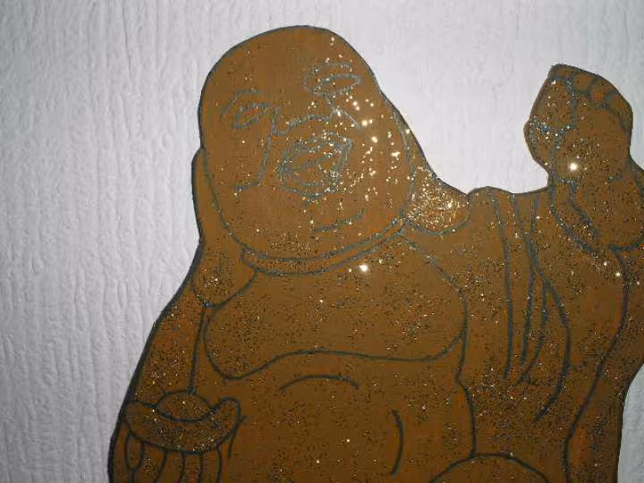 Bouddha peint