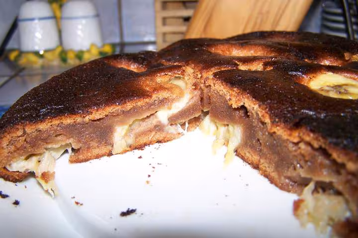 Gateau banane chocolat couper